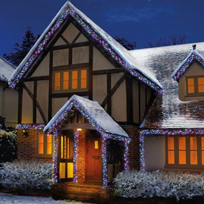 Premier 2000 LED Multi Coloured Cluster Brights Christmas Lights
