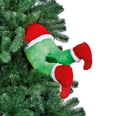 Animated Grinch Legs Christmas Decoration
