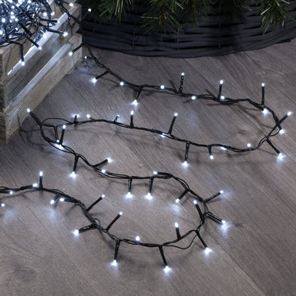 Festive 1000 Cold White Christmas Sparkle Lights