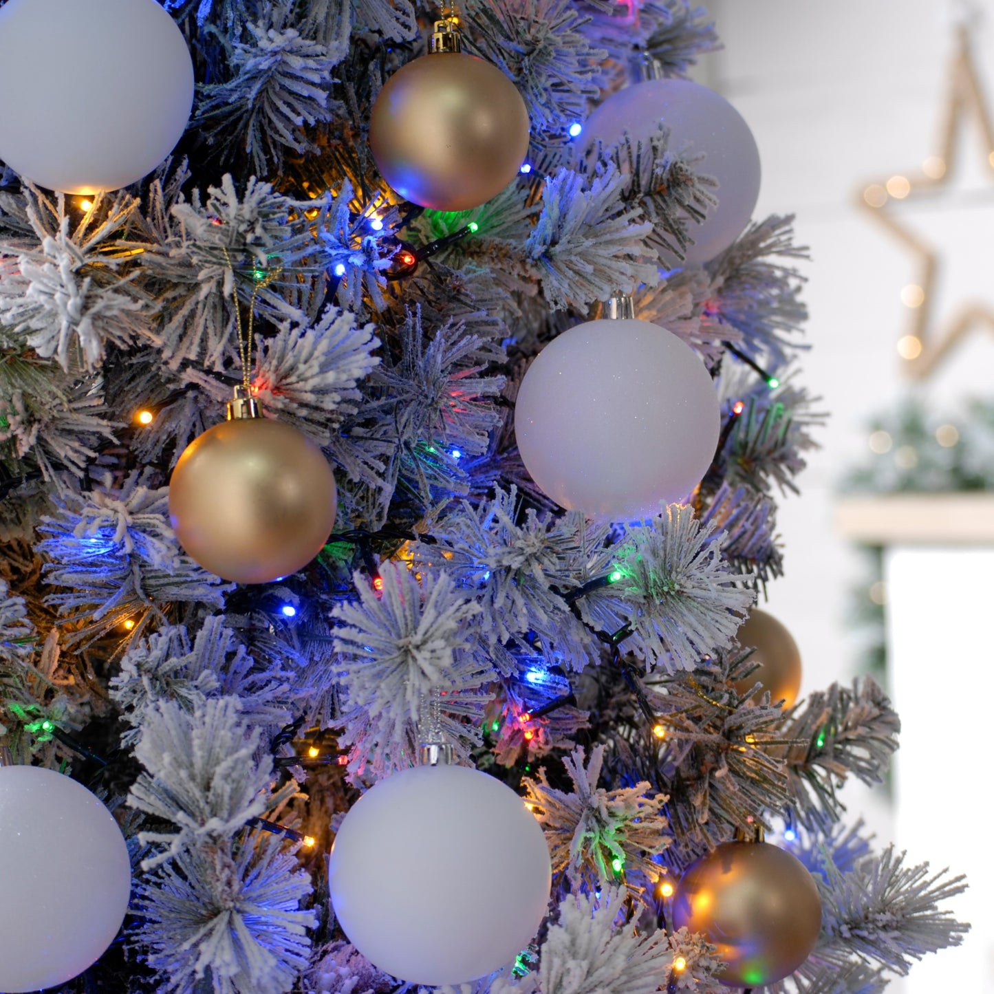 Festive 2000 Multi Colour Sparkle Christmas Lights