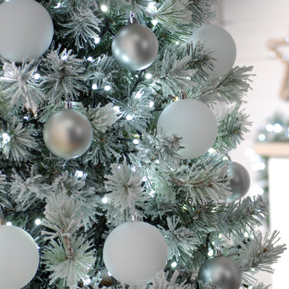 Festive 760 White Glow Worm Christmas Lights