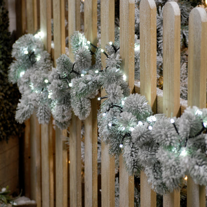 Festive 520 White Glow Worm Christmas Lights