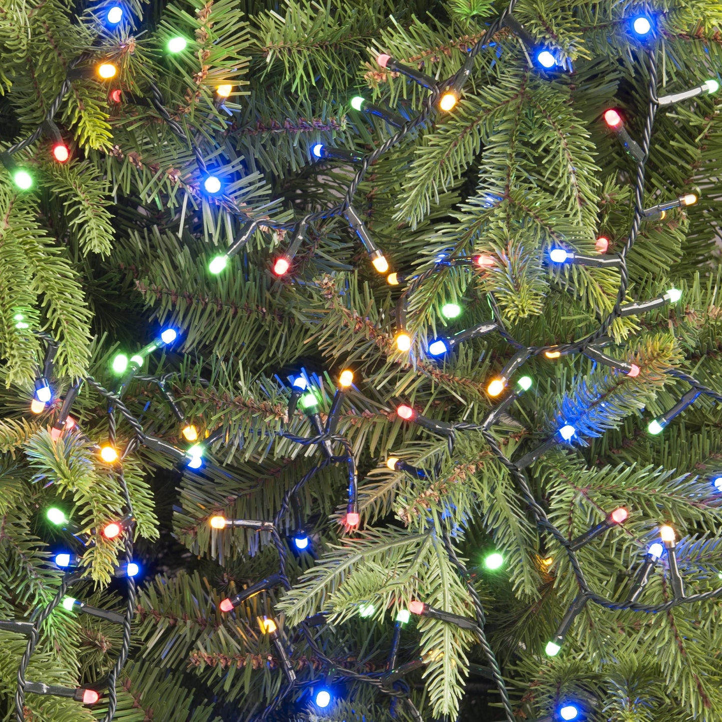 Festive 760 Multi Coloured Glow Worm Christmas Lights
