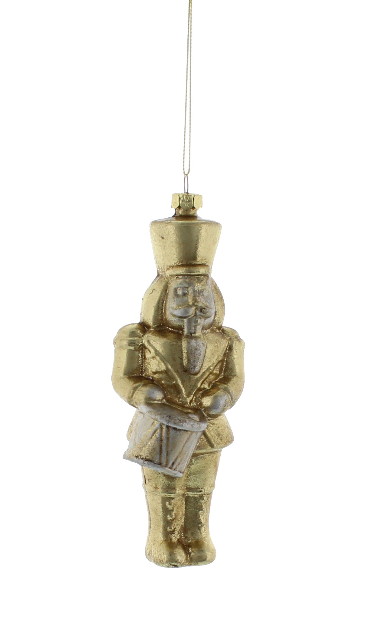 Gold Nutcracker 15cm Hanging Christmas Tree Decoration