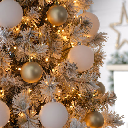 Festive 1000 Firefly Christmas Lights Antique Gold