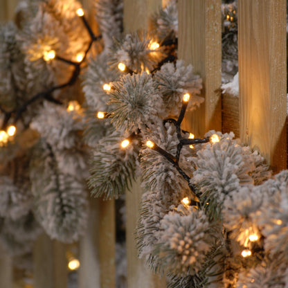 Festive 1000 Firefly Christmas Lights Antique Gold