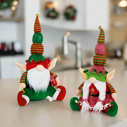 Christmas Candy Theme Sitting Elf Gonk 43cm