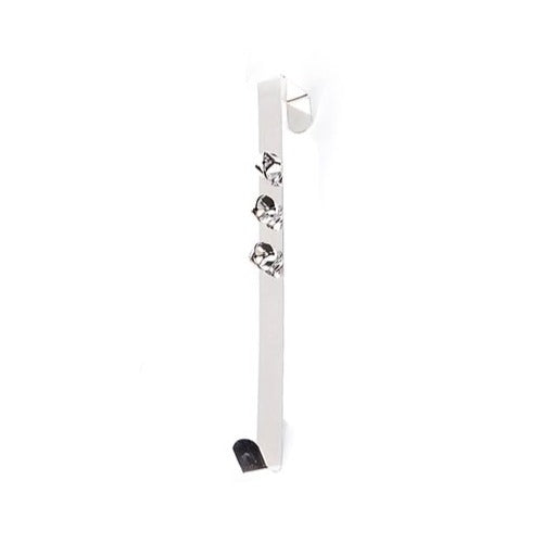 Silver Jingle Bell Christmas Wreath Hanger