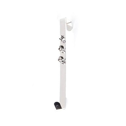 Silver Jingle Bell Christmas Wreath Hanger