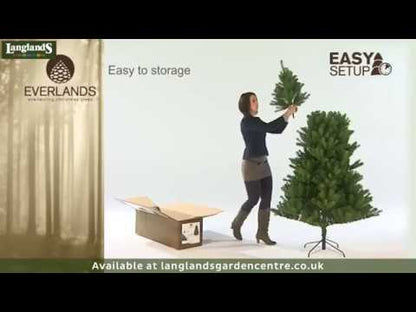 Everlands Snowy Imperial Pine Christmas Tree 9ft/270cm