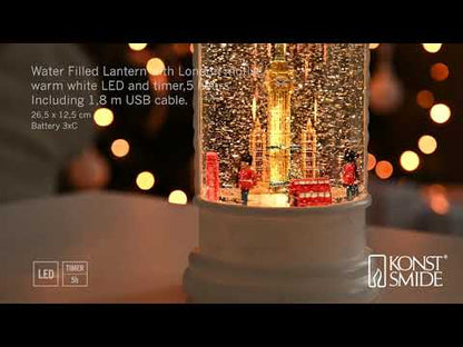 Konstsmide Christmas London Scene Water Lantern