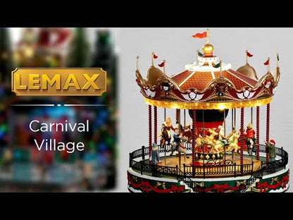 Lemax Santa Carousel Decoration