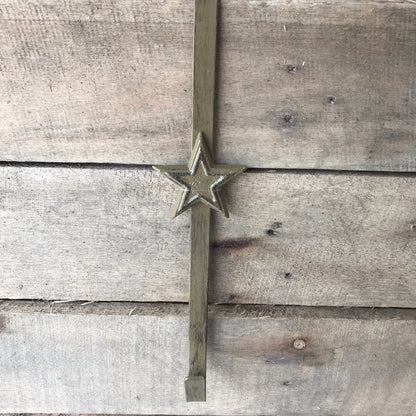 Rustic Style Metal Christmas Wreath Hanger