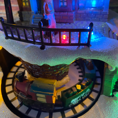 Konstsmide Mechanical Musical Christmas Lit Village Decoration