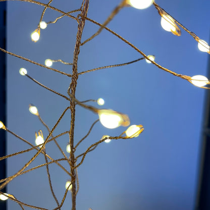 Premier Rose Gold Ultrabright 2.7m Garland Pin Wire with 430 Warm White LED Lights