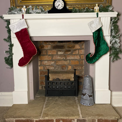 Gold and Silver Nutcracker Stocking Hangers