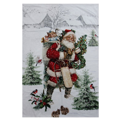 Santa Claus Christmas Throw